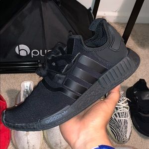 Triple Black Adidas NMD Size 10